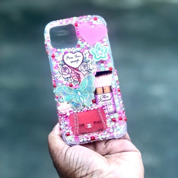 Accessories - iPhone 13 Mini💜Bling Case